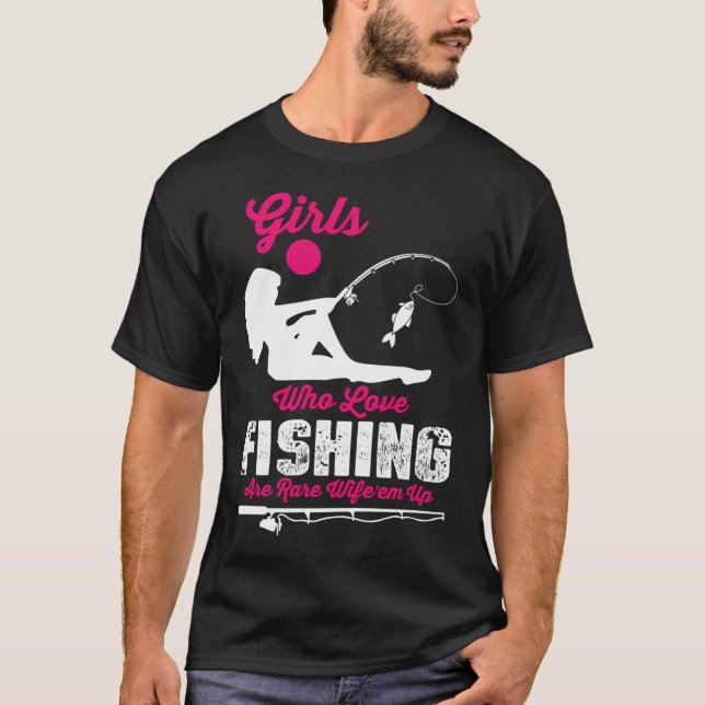 Camiseta Fly Fishing - Garota de Fly Fishing (Frente)