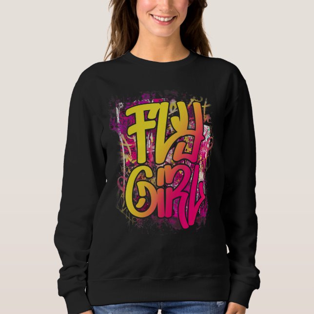 Camiseta Fly Girl 80s 90s Old School Hip Hop Girls (Frente)