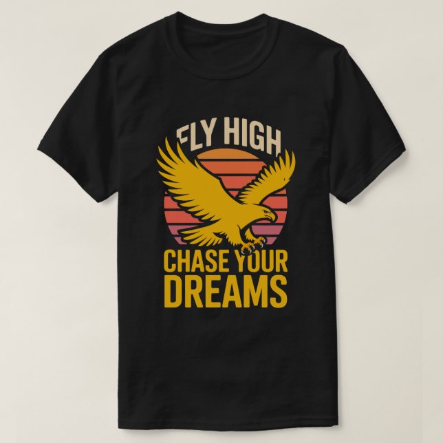 Camiseta Fly High Eagle (Frente do Design)