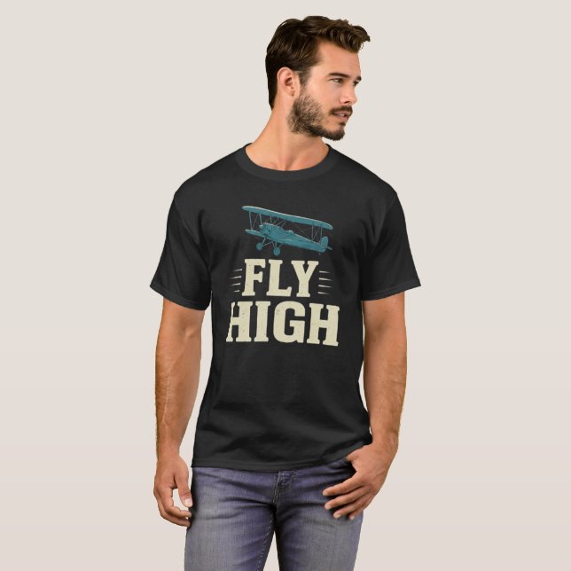 Camiseta Fly_High_Sky_s_the_Limit (Frente Completa)