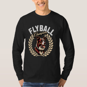 Camiseta Flyball Champion Flyball Dog Parkour Border Collie