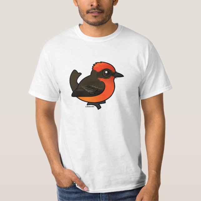 Camiseta Flycatcher de Vermilion Cujo Canto (Frente)
