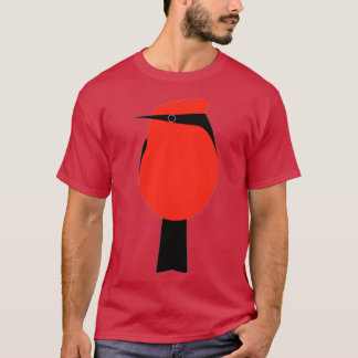 Camiseta Flycatcher de Vermilion Minimalista