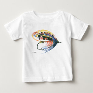 Camiseta FlyFish Lure Art Salmon Fly Lure