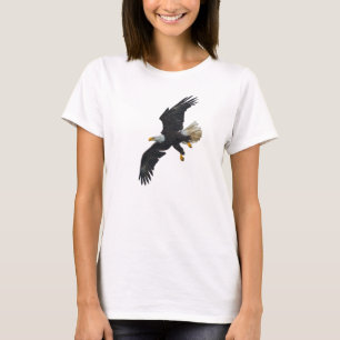 Camiseta Flying Bald Eagle Wildlife Photo