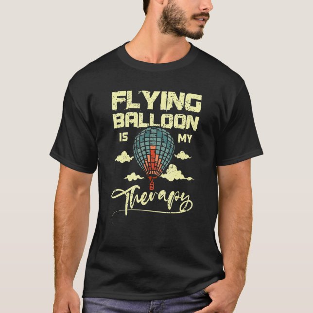 Camiseta Flying balloon is my therapy (Frente)