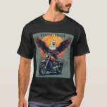 Camiseta Flying High Biker Shirt<br><div class="desc">The Flying High Biker Shirt shows a american eagle in the background as a symbol of freedom when riding your motorcycle.</div>