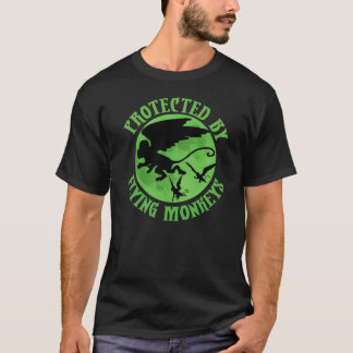 Camiseta Flying Monkey Witch Gift Protected by Flying Monke