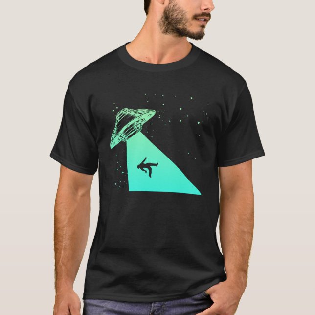 Camiseta Flying Saucer UFO Astronauts are Aliens (Frente)