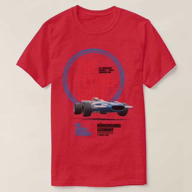 Camiseta Flying Scot Nurburgring 1969 (Frente do Design)
