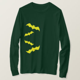 Camiseta Flying Yellow Halloween Bats