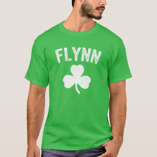 Camiseta Flynn Irish Family Reunion Name Rua. Dia de Patric