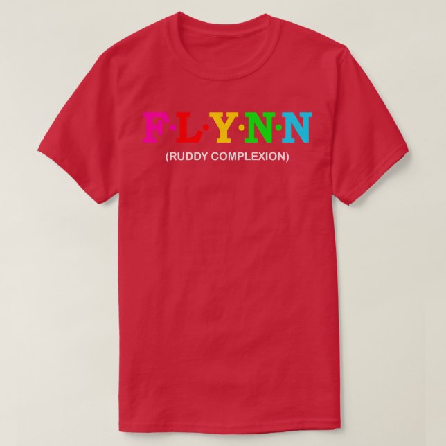 Camiseta Flynn ruddy complexion 1 (Frente do Design)