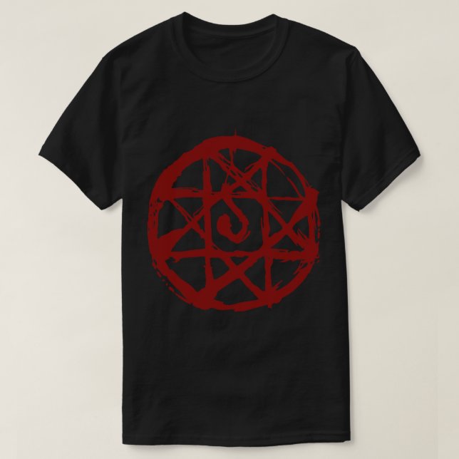 Camiseta FMA Alphonse Sangue Seal (Frente do Design)