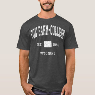 Camiseta Fo FarmCollege Wyoming Wy Vintage Esporte Atletivo