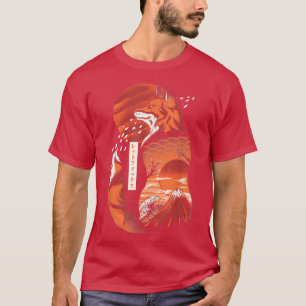 Camiseta Fo Kitsune Japonês Kami Inari Nove Adaptado Fo