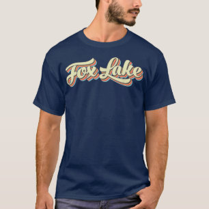 Camiseta Fo Lake T Arte Retroativa Baseball Font Vintage 14