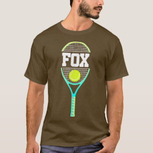Camiseta Fo Name Tênis Player Boys Ball and Racket Sports