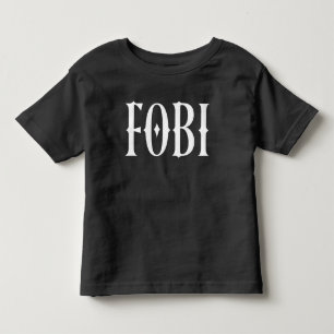 Camiseta FOBI Medo de ser incluído humor negro gótico