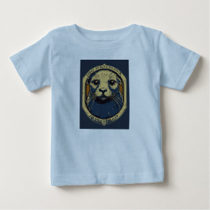 Camiseta Foca Brincalhona em Ondas do Oceano