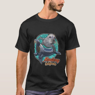Camiseta Foca Do Mar Da Califórnia, Leão E Porto Pacífico,