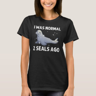 Camiseta Foca Legal Para Homens Mulheres Leão Marinho Anima