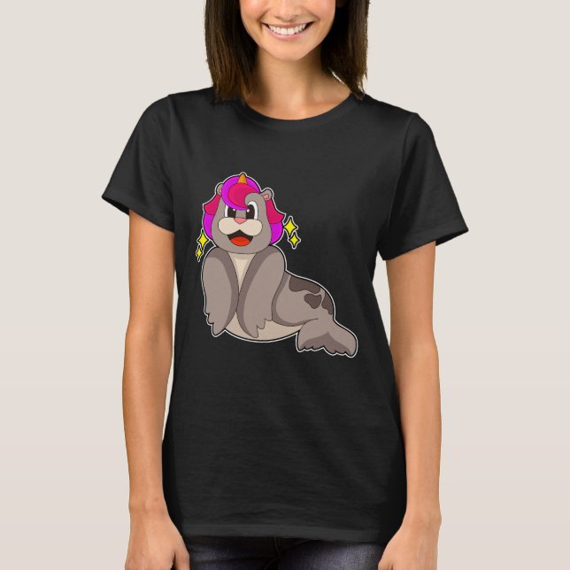 Camiseta Foca Unicórnio (Frente)
