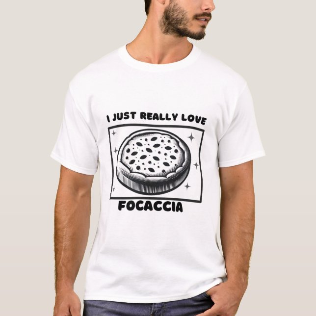Camiseta Focaccia Love Design (Frente)