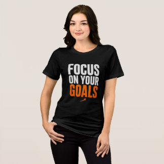 Camiseta FOCAR NOS SEUS OBJETIVOS Motivacional