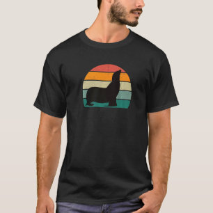 Camiseta focas de barba nadadora uivando mar mar do Norte C