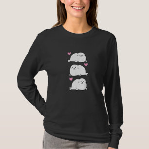 Camiseta Focas Fofas Focas Bebês Amo Focas foca