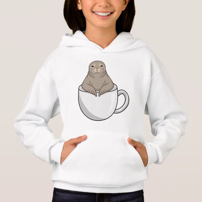 Camiseta Foco com copo de café (Frente)