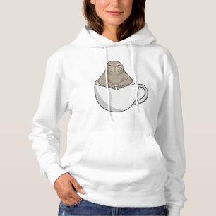 Camiseta Foco com copo de café