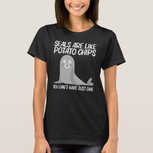 Camiseta Foco Cortado Para Homens Animais Do Jardim Zoológi