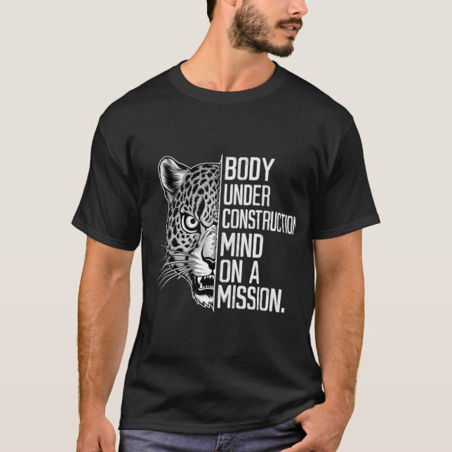 Camiseta Foco do leopardo (Frente)