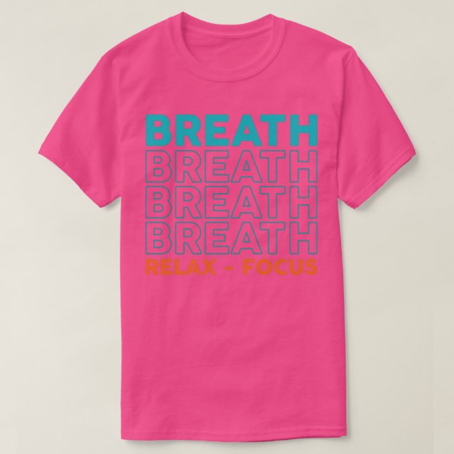 Camiseta Foco do relaxamento 2022 (Frente do Design)