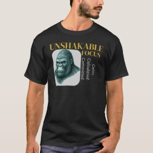 Camiseta Foco Inabalável Gorila – Disciplina Elegante