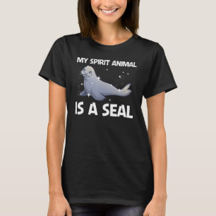 Camiseta Foco legal Para Homens, Leão De Leão, Seal
