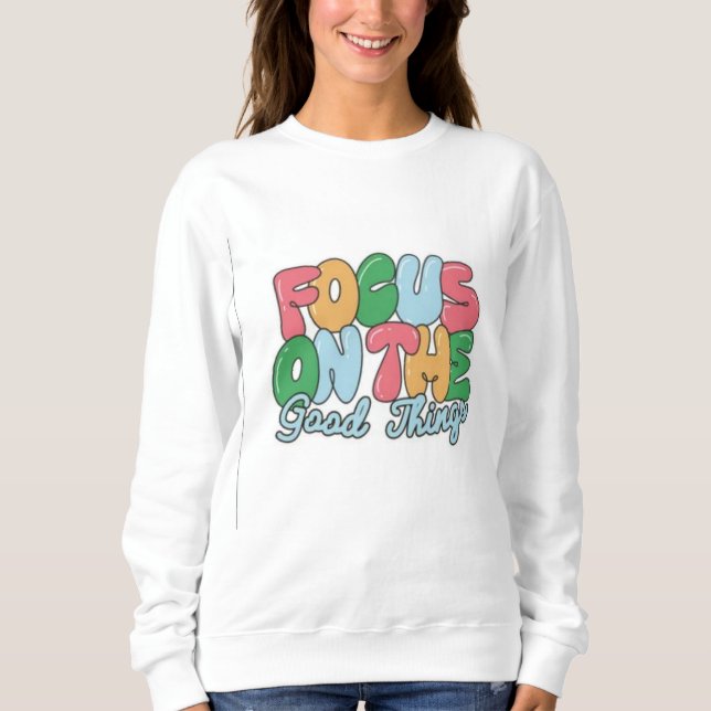 CAMISETA FOCO NA BOA COISA QUE DESIGNA (Frente)