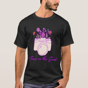 Camiseta Foco No Bom Fotógrafo Inspiracional