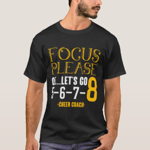 Camiseta Foco Por Favor Ok Vamos Lá Treinador De Torcida Ch