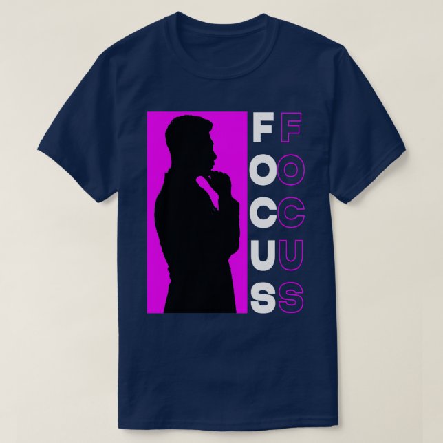 Camiseta Foco Roxo (Frente do Design)