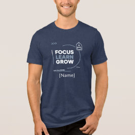 Camiseta Focus Learn Grow / Motivación y Éxito Escolar
