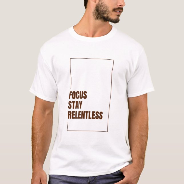 CAMISETA FOCUS MANTER-SE IMPACÁVEL (Frente)