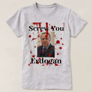 Camiseta Foda-se, Erdogan (Inglês)T-shirt