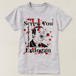 Camiseta Foda-se, Erdogan (Inglês)T-shirt