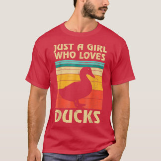 Camiseta Fodica Engraçada De Pato Para Meninas Crianças De 