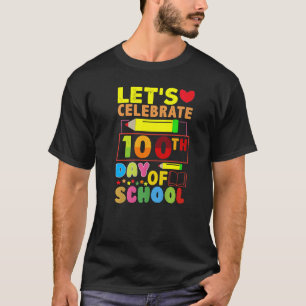 Camiseta Fofa 100 Dias De Escola Professores Alunos 100º Di