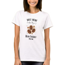 Camiseta Fofa de Amante de Grão de Café