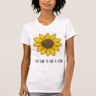 Camiseta Fofa de Girassol